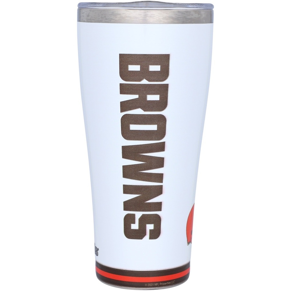 Official Cleveland Browns Tervis 20oz Arctic Stainless Steel Tumbler New $30 NFL